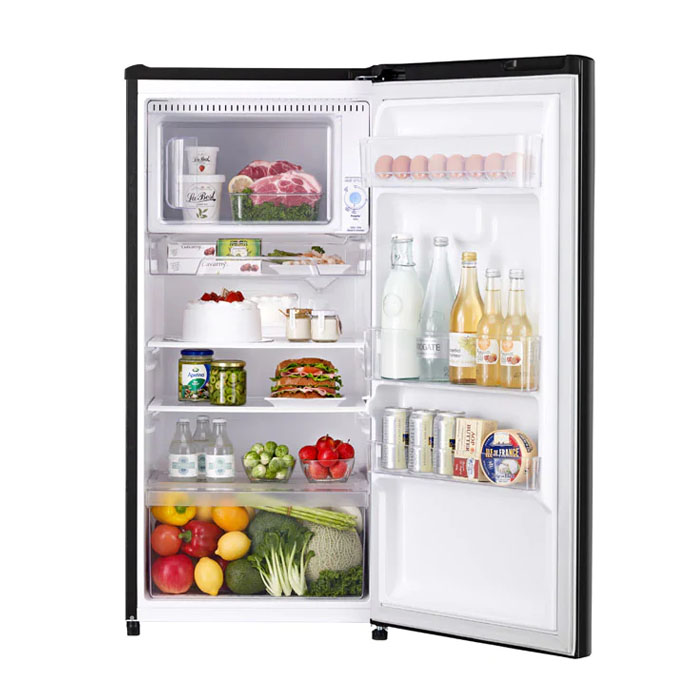 LG Kulkas One Door 164 L - GN-INV201BK